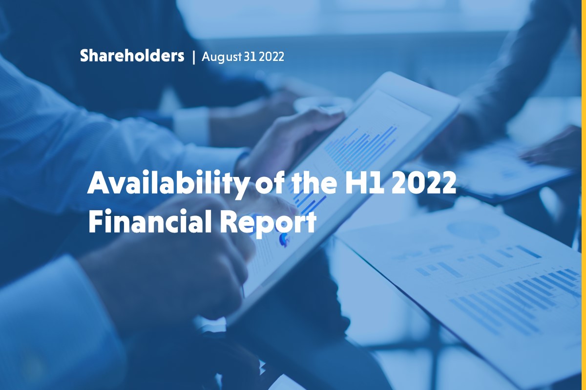 Financial Announcement Availability of the H1 2022 Financial Report